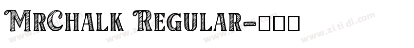 MrChalk Regular字体转换